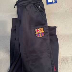FCB navy blue sweat pants.
